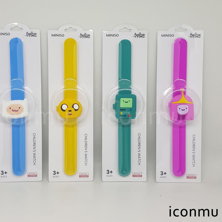 (code-713) Đồng Hồ Đeo Tay Miniso Adventure Time Cho Bé
