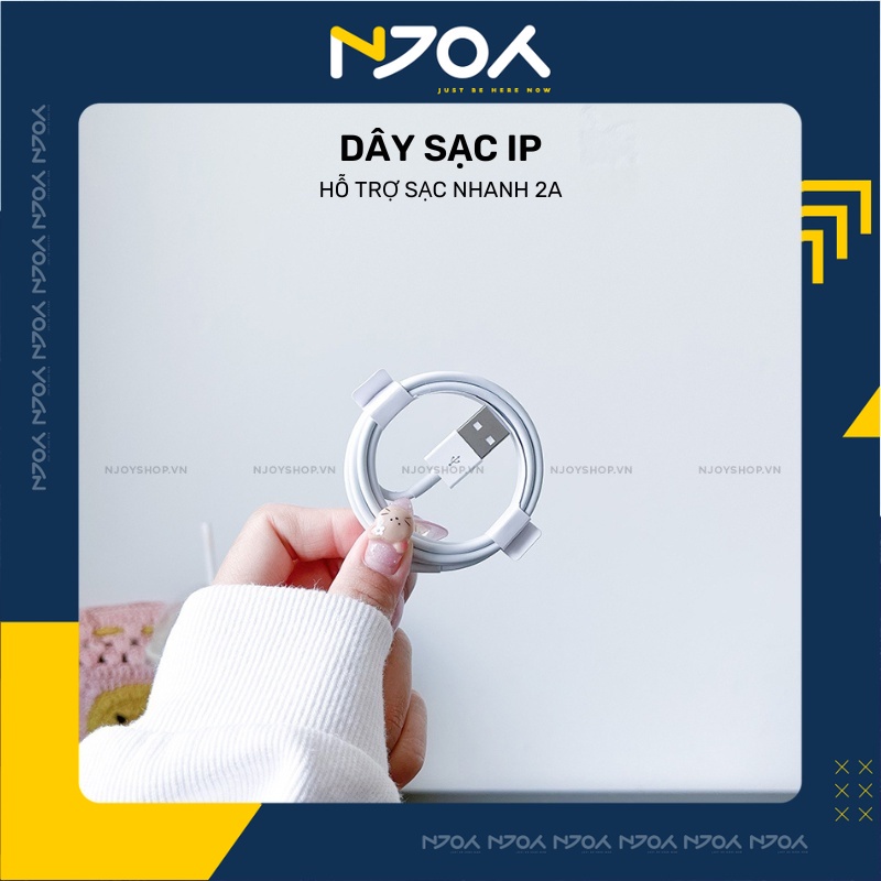 Dây Sạc Njoyshop Chân Cắm Usb to L 2.4A Độ Dài 1m