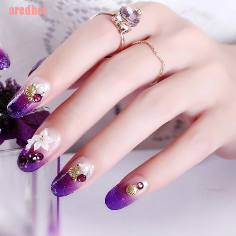 Bộ 24 Chiếc Nhẫn Đính Đá Tím Phong Cách