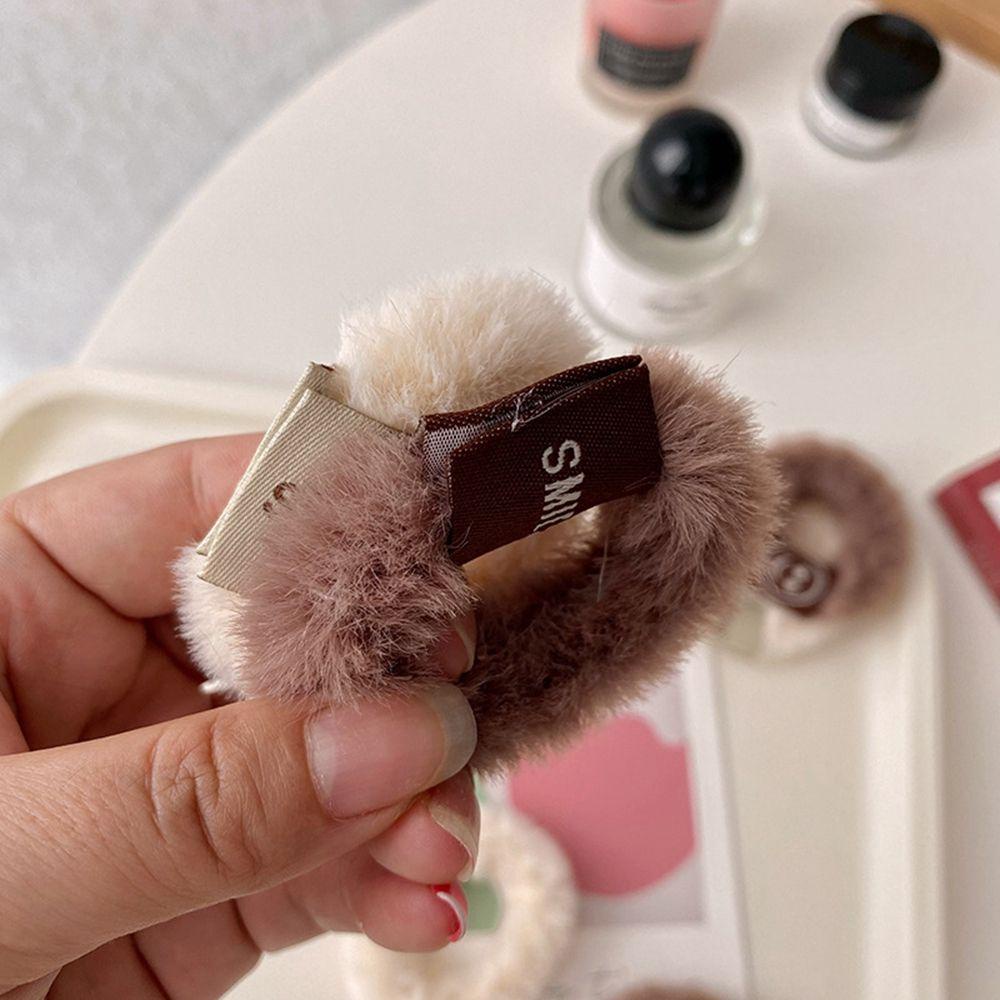 TWINKLE Dây Buộc Tóc Co Giãn Hình Mặt Cười Ngọt Ngào Cho Nữ