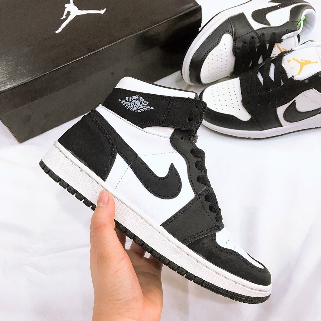 Giày sneaker 𝐍𝐈𝐊𝐄 AIR 𝐉𝐎𝐑𝐃𝐀𝐍  đen trắng cổ cao Full size nam nữ