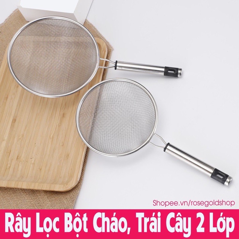 Rây lọc bột ,cháo inox , lọc hoa quả , thức ăn cho bé yêu