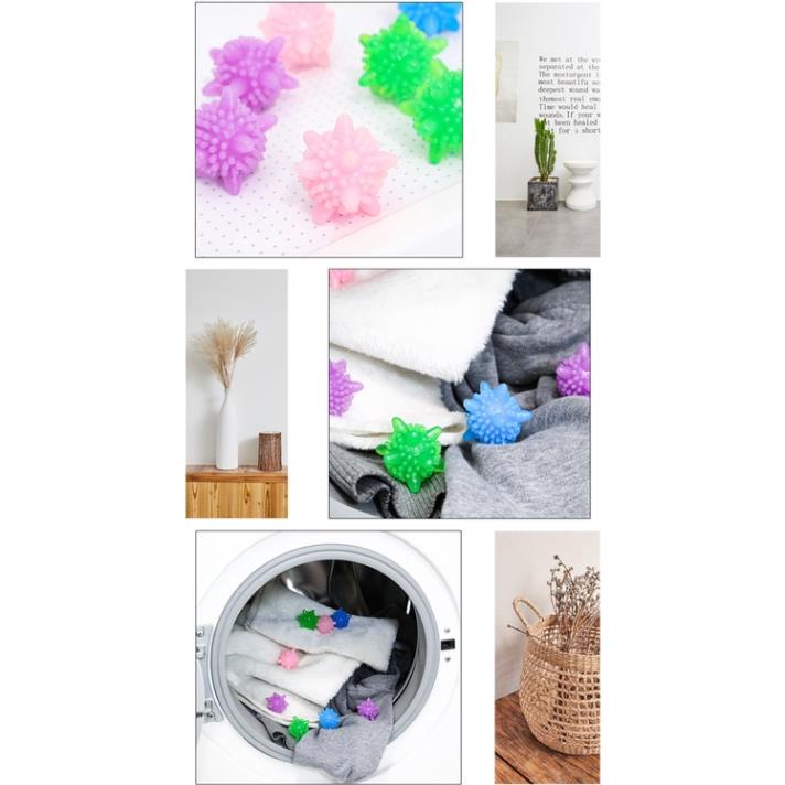 Bóng Giặt Quần Áo Sinh Học - Bóng Gai Giặt Đồ Thông Minh Chống Nhăn