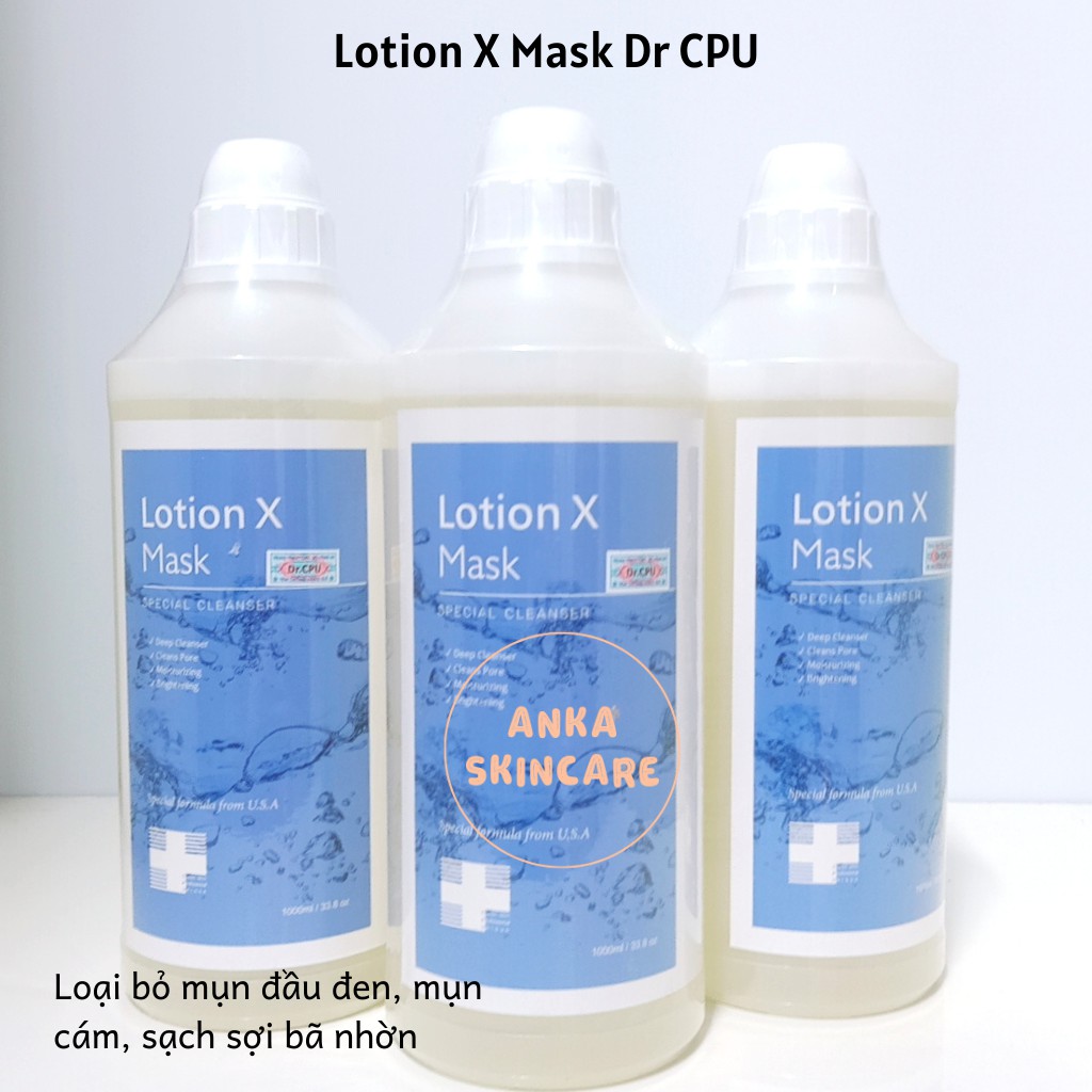 Lotion X Mask Dr CPU - Dung dịch ủ mụn làm sạch sợi bã nhờn, mụn cám, mụn đầu đen