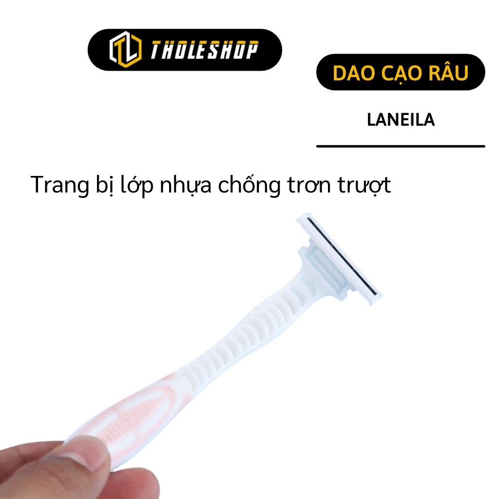 Dao Cạo Râu - Dao Cạo Dành Cho Nữ Laneila, Giảm Kích Ứng Da, Có Thể Tái Sử Dụng 7364