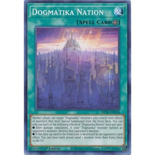 Thẻ bài Yugioh - TCG - Dogmatika Nation / MP21-EN134'