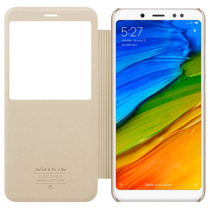 Bao Da Điện Thoại Nillkin Nắp Lật Lấp Lánh Cho Xiaomi Redmi Note 5 / Xiaomi Redmi Note 5 Pro