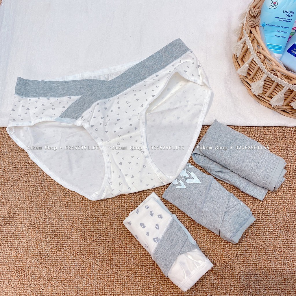 Quần lót bầu cạp chéo cotton mềm mại