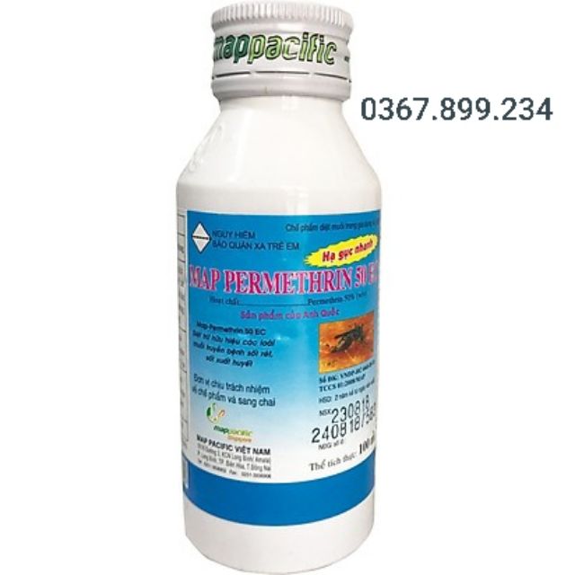 Thuốc diệt muỗi Permethrin 50 EC 100ml