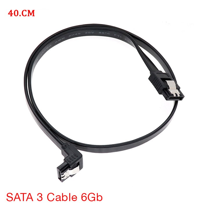 Cáp dữ liệu SATA 3-6GB cho ổ cứng HDD, SSD, DVD ( bẻ góc )