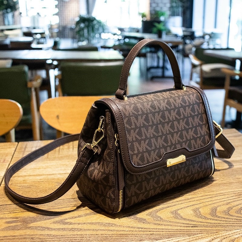 Túi Xách Nữ Công Sở Hoạ Tiết M.K, Túi Nữ Đeo Chéo Đeo Vai Thời Trang