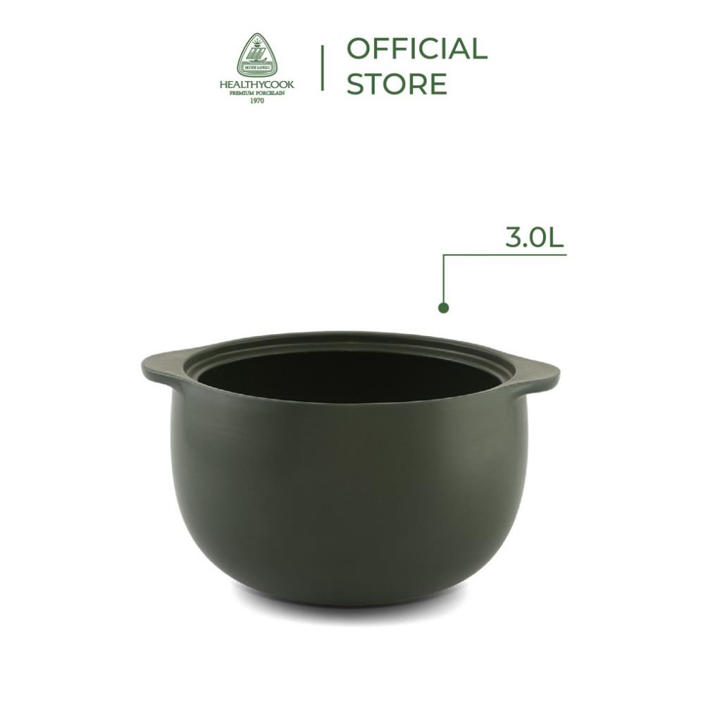 Nồi sứ dưỡng sinh Minh Long - Vesta 3.0 L + nắp