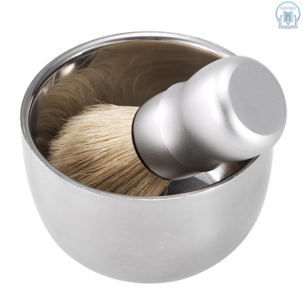 [Hàng mới về] T&F Set đồ 3 trong 1 cọ chải râu + chén đựng xà phòng + giá đỡ  chuyên dụng cho việc cạo râu | BigBuy360 - bigbuy360.vn