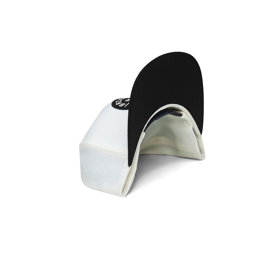 Nón Snapback Brixton Trắng Đen