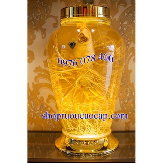[ CHÍNH HÃNG ] Bình Ngâm Rượu Hàn Quốc 8.5 Lít , Bình Thuỷ Tinh Yongcheon, BHQ-S14