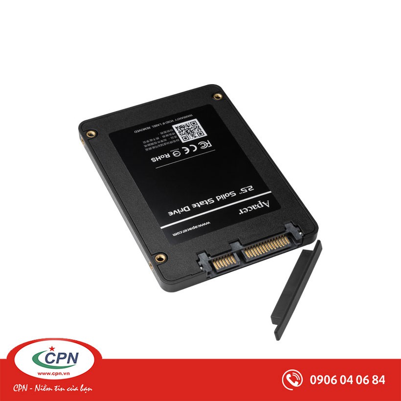 Ổ cứng thể rắn SSD Apacer 120GB AP120GAS340G - 2.5", SATA3, Read/Write 550/500MBps