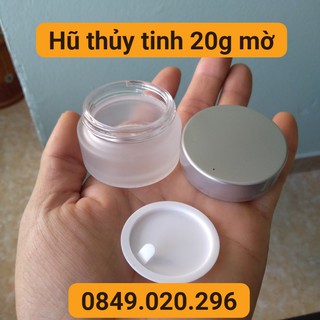 Lọ chiết mỹ phẩm 20 gam thủy tinh phun mờ Siêu Đẹp
