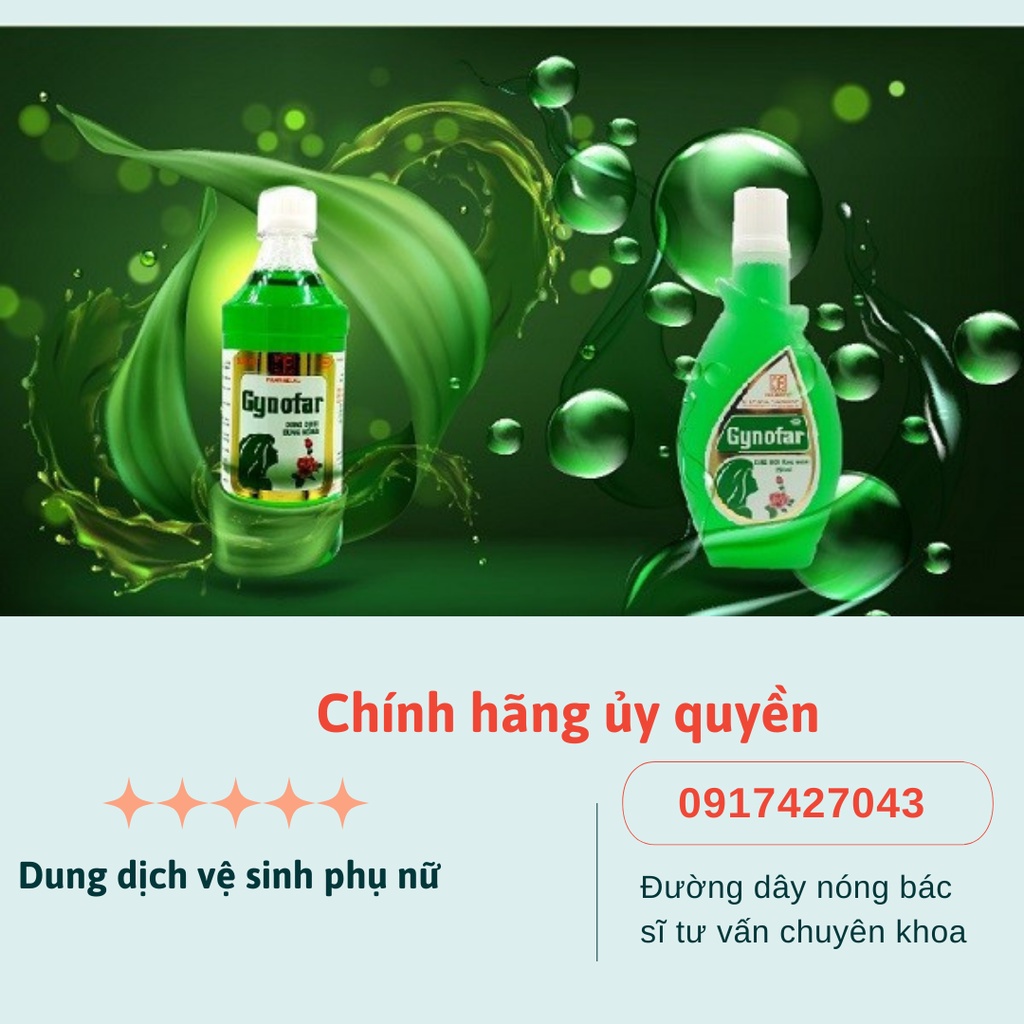 Dung dịch vệ sinh Gynofar ✅CHÍNH HÃNG✅ Bác sĩ Thanh Lam