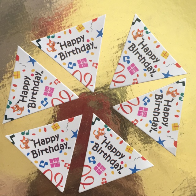 Cắm cupcake tam giác 50 chiếc