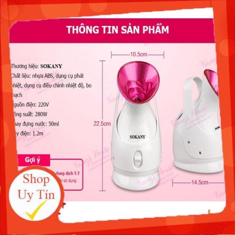 FREESHIPMáy Xông Mặt Sokany ZJ 608