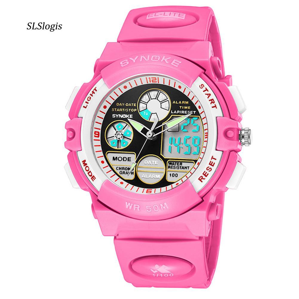 Đồng hồ điện tử kết hợp la bàn chống nước cho bé trai và bé gái | BigBuy360 - bigbuy360.vn