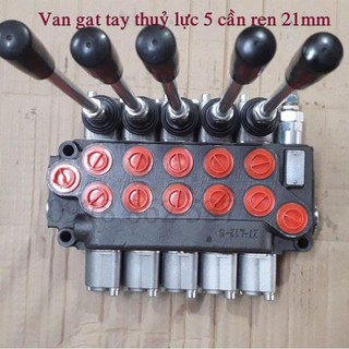 Van gạt tay thuỷ lực 5 cần ren 21mm