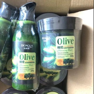 BỘ DẦU GỘI - DẦU XẢ OLIVE BIOAQUA