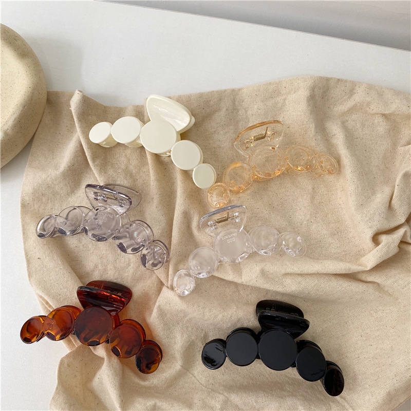 Kẹp tóc bằng nhựa thiết kế phong cách hàn quốc thanh lịch