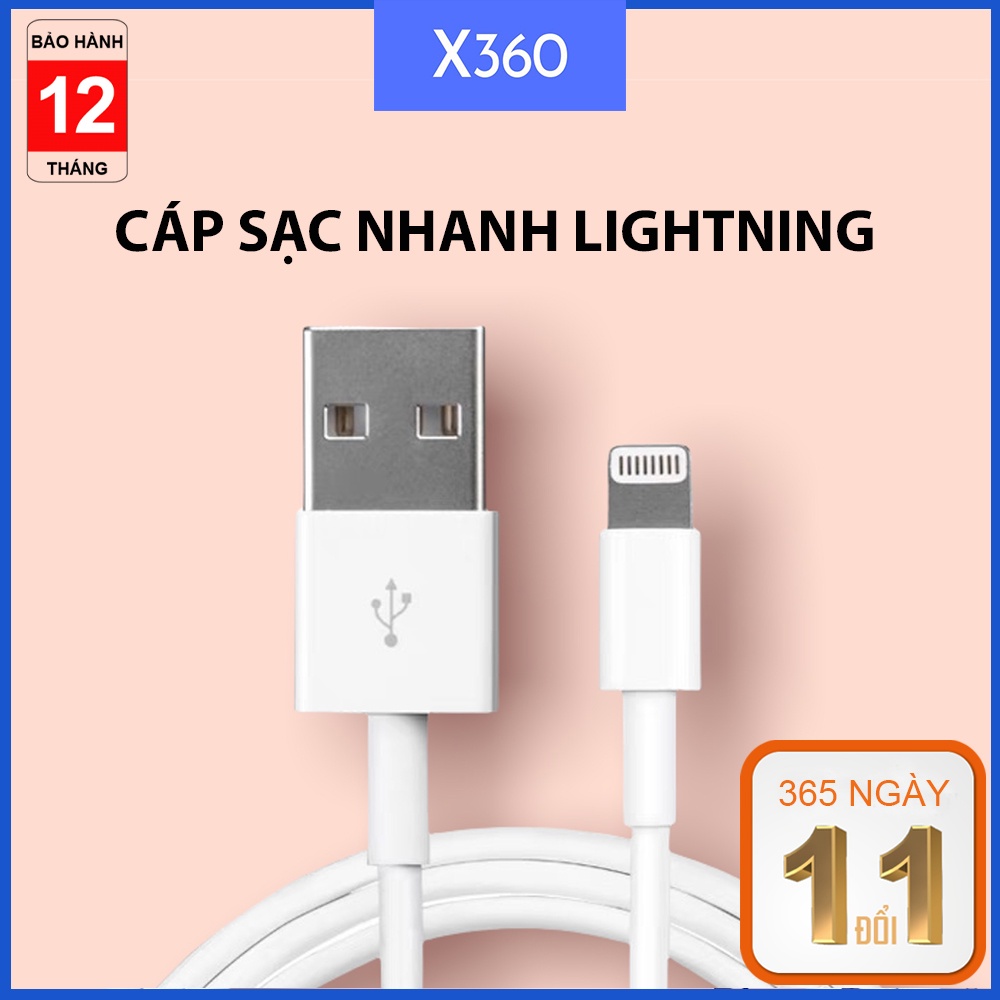 Cáp sạc điện thoại cổng Lightning