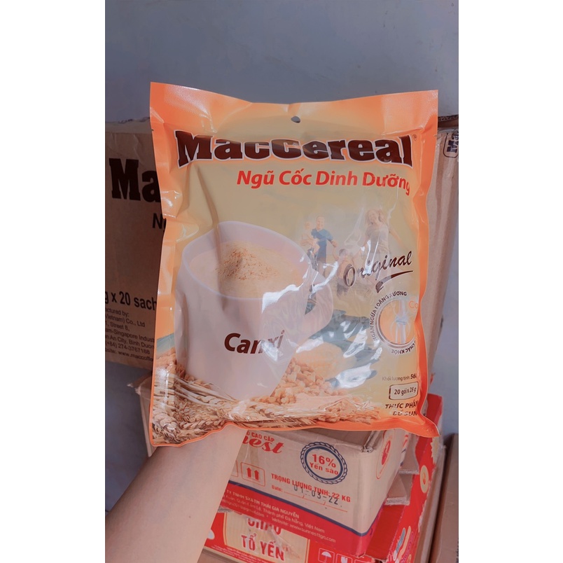 Ngũ cốc dinh dưỡng Maccereal (Bịch 20 gói x 28gr)