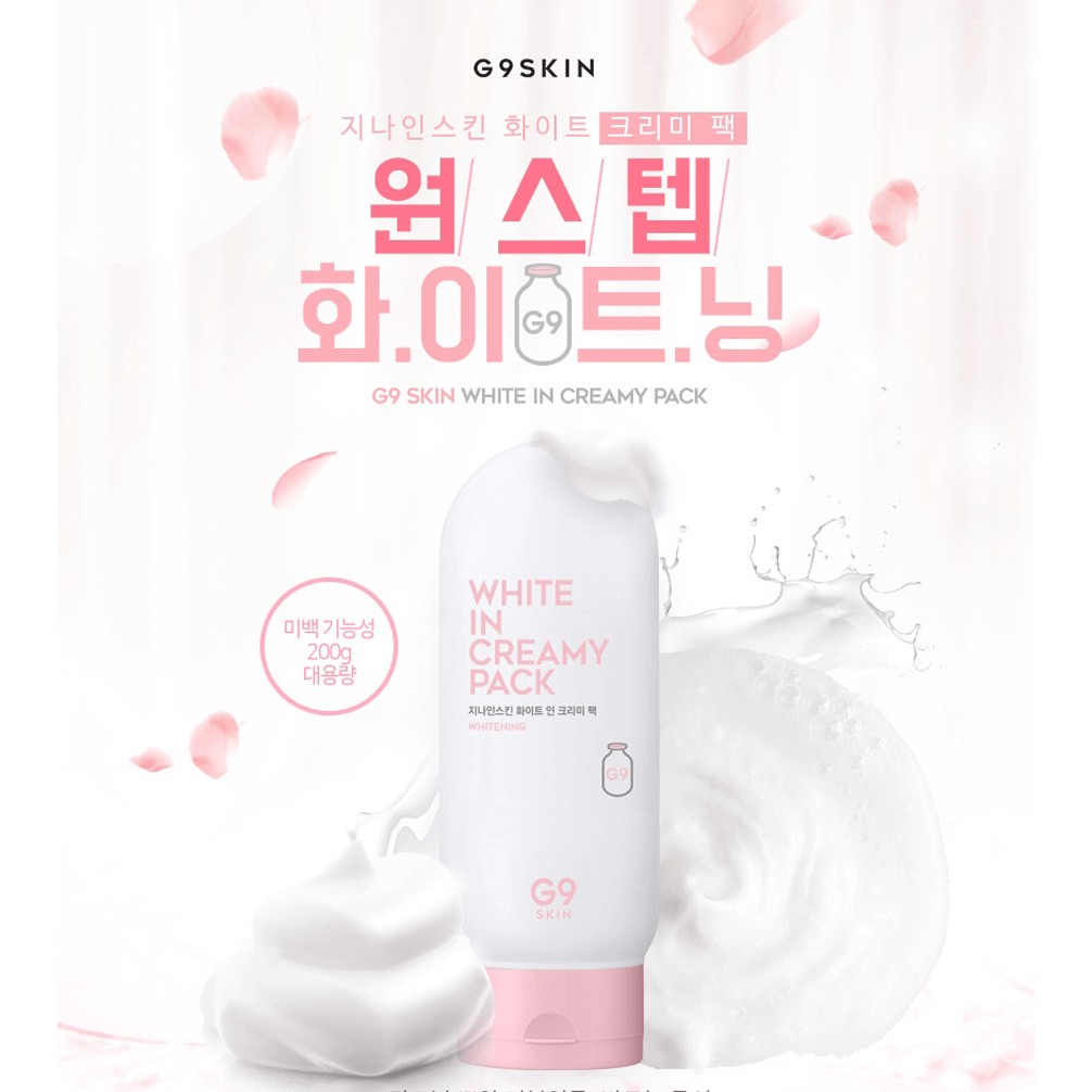 KEM Ủ TRẮNG DA TOÀN THÂN G9SKIN WHITE IN CREAMY PACK | BigBuy360 - bigbuy360.vn