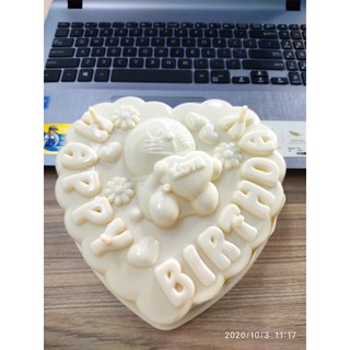 KHUÔN RAU CÂU NHỰA HÌNH ĐÔREMON 20 X 20 X 6 CM