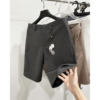 SHORTS BASIC đen, xám - quần tây ngắn nam "CHUỘT TRẮNG" có big size
