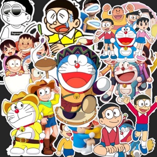 STICK04 - COMBO 16 HÌNH STICKER CHỦ ĐỀ NOBITA