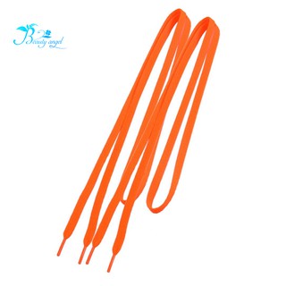 Dây giày dạng dẹt 8mm màu cam tiện dụng