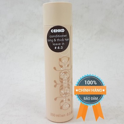 Dầu xả khô dưỡng ẩm cho tóc uốn Cehko Conditioner Long &amp; Thick Hair Leave In 250ml ( NEW 2020 )