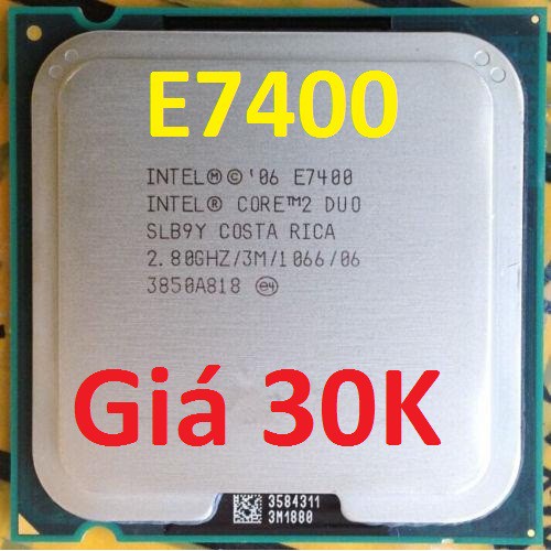 CPU E7400 Chip E7400 core 2 dual E7400