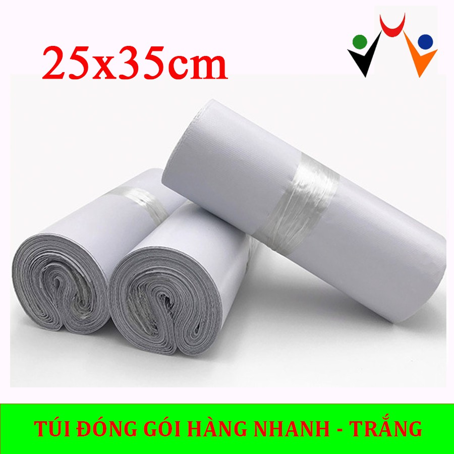 [RẺ NHẤT SHOPEE] - Túi Gói Hàng size 25x35 cm - MÀU TRẮNG BẠC (1 CUỘN) chống bóc hàng giá rẻ Hà Nội