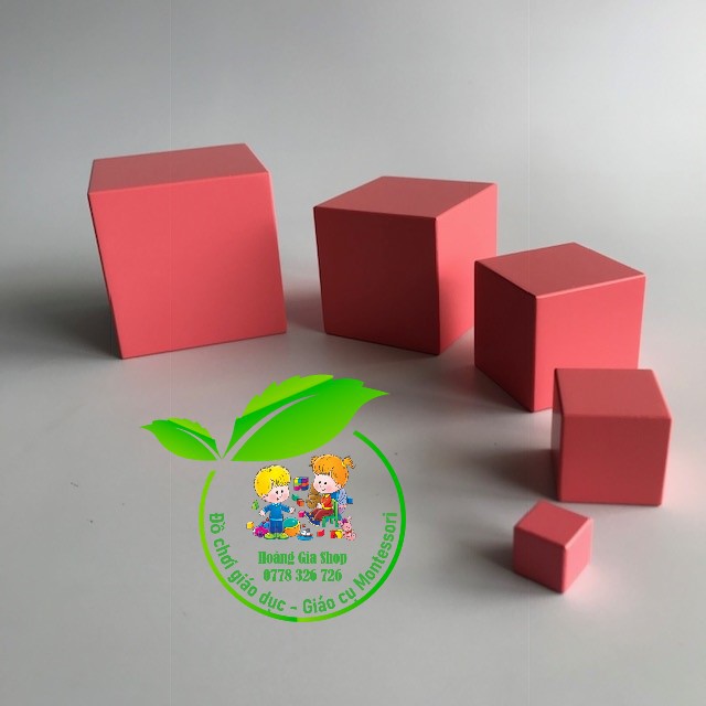 Tháp hồng 5 bậc Montessori (Toddler Pink Tower)
