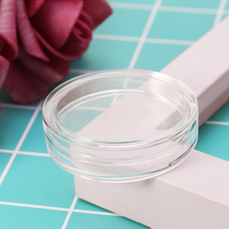 Hộp đựng tiền xu bằng acrylic hình tròn màu trong suốt 38.6mm cho đồng bạc 2 oz
