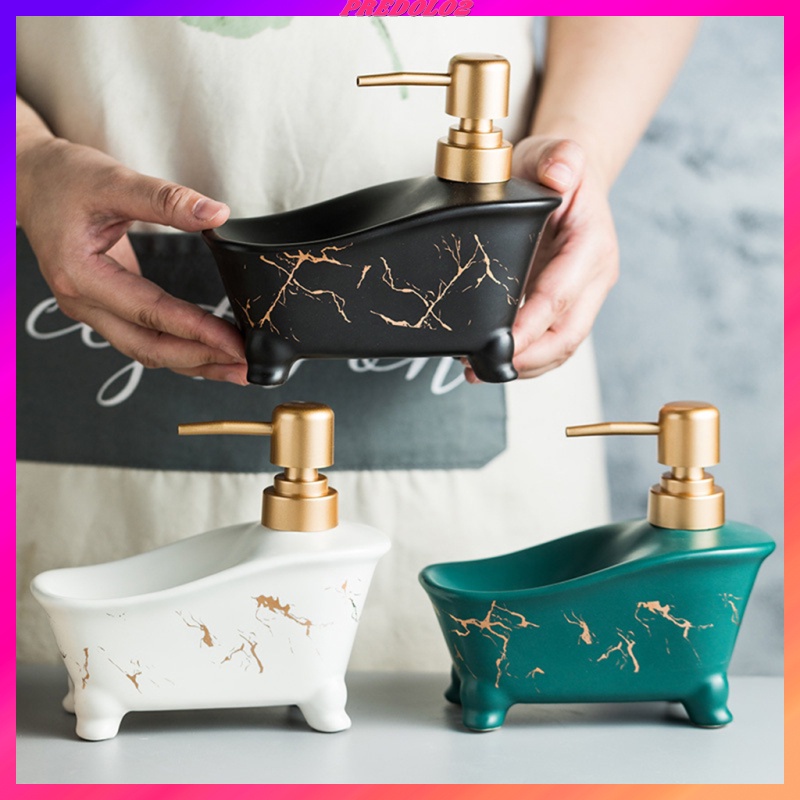 [Predolo2] Bình Gốm Sứ Dạng Lỏng Đựng Xà Phòng Dung Tích 350ml