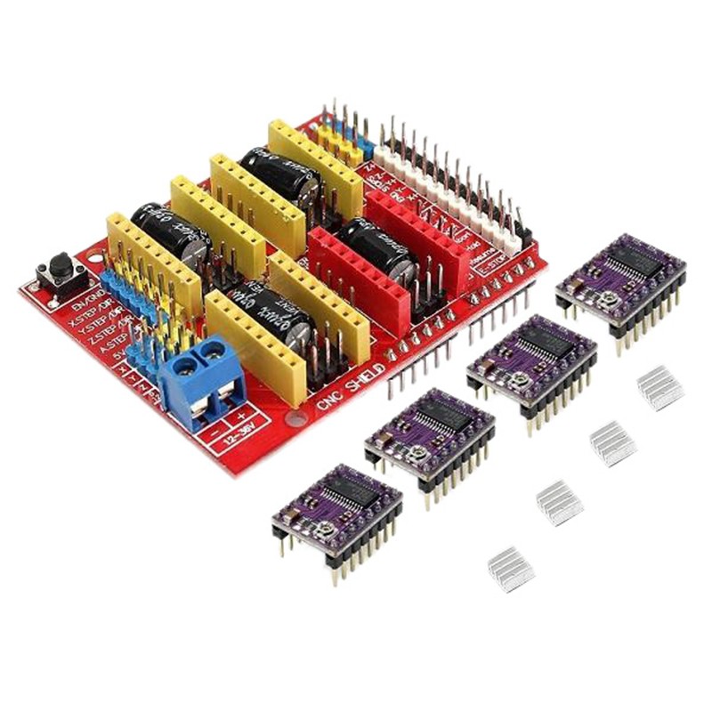 Cnc Shield + 4 X Drv8825 Driver Kit for Arduino 3D Printer