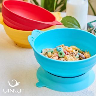 Chén ăn dặm đế silicon unilui hàn quốc