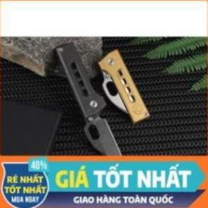 Dao Phượt EDC Ngoài Trời Folding - Thép 5CR15MOV - MINI TACTICAL SABER SELF - Dao Sinh Tồn Nhỏ - Hàng Trong Kho