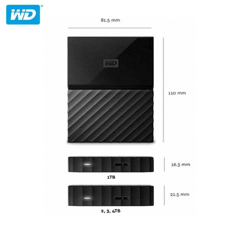 2020 ready stock Ổ cứng di động WD Elements 2TB USB 3.0