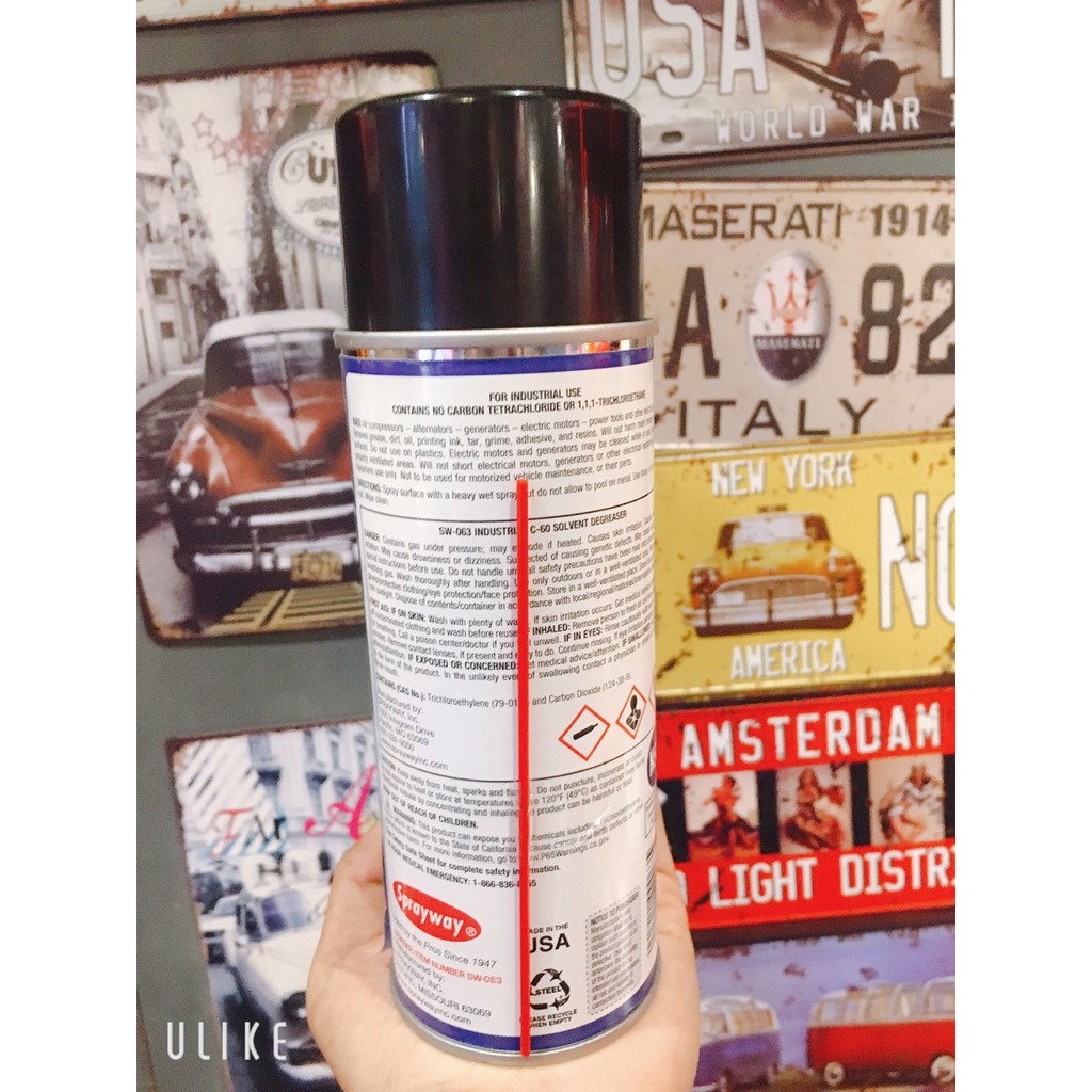 Chai tẩy mực nước, dầu máy, băng keo các loại Sprayway Solvent 063 454g