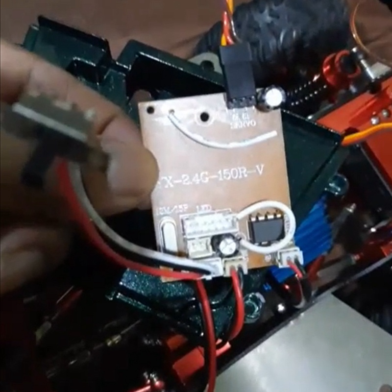 Bảng Mạch Nhận Tín Hiệu Kèm Ăng Ten 2.4G Cho Xe Hơi Điều Khiển Từ Xa MN D90 D91 MN45 MN96 MN99S 1/12