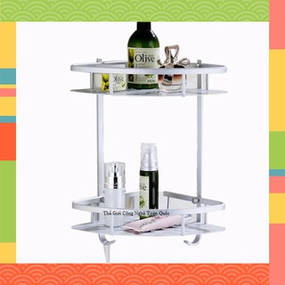 Sale sốc - kệ góc nhà tắm hợp kim nhôm chống gỉ 2 tầng - shop huyền tít
