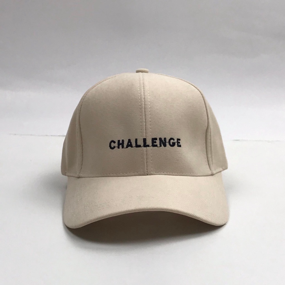 Mũ lưỡi trai thêu hình chữ Challenge  Nón kết chất nỉ cao cấp thời trang form unisex nam nữ K36 MN