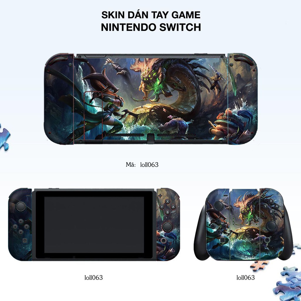 Skin dán máy Nintendo Switch in hình Liên quân Siêu Đẹp [ Nhiều Hình ]